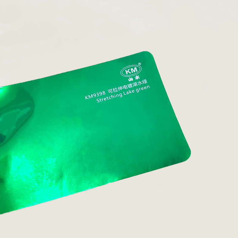 KM9398 Électroplacage extensible vert lac