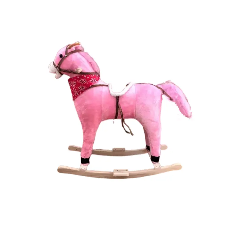 Factory Supply Baby Wooden Animal Rocking Horse with Good Price