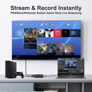 4k输入HDMI到USB3.0视频采集卡HDMI环出录像机抓取器，用于OBS捕捉游戏直播流 - Product Image 6