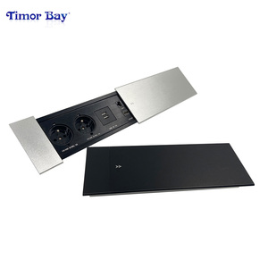 Toma de corriente inteligente para escritorio, enchufe deslizante con USB - Product Image 1