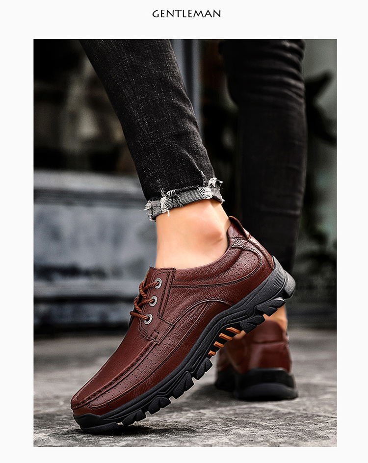 Genuine Leather Stylish Fashionable Casual Dress Less Up Shoe For Men Black S219-3542 (STOCK ITEM) 10 PRISTINE