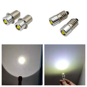 P13.5S P13 5S E10 3W 3V 4.5V 6V 18V LED Lamp Bulb Replacement Flashlight Torch Bulb with Emergency <strong>Light</strong> Works with CD Cells - Product Image 1
