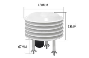 Fácil de instalar 4-20ma RS485 impermeable Co2 temperatura humedad Sensor Ppm - Product Image 5