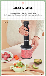 Elektrischer Stab mixer mit Kunststoff gehäuse für Küche und Outdoor 600 ML Misch becher und Schneebesen für den Heimgebrauch