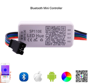 Контроллер Glite SP110e mini BT, управление через приложение, 5 ~ 12 В постоянного тока, 1024 пикселей, SPI контроллер, поддерживает светодиодный модуль и пиксельное управление светом - Product Image 6