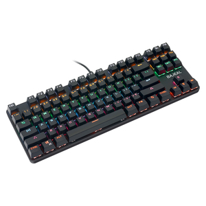 Bajeal-Teclado mecánico para videojuegos con cable, 87 teclas, resistente al agua, RGB, con teclas de función multimedia - Product Image 4