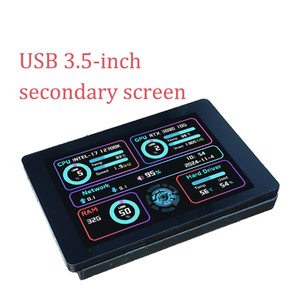 Subpantalla de ordenador con pantalla táctil USB secundaria de 3,5 pulgadas compatible con Linux, Windows, Android y Raspberry Pi IPS 480x320 pantalla