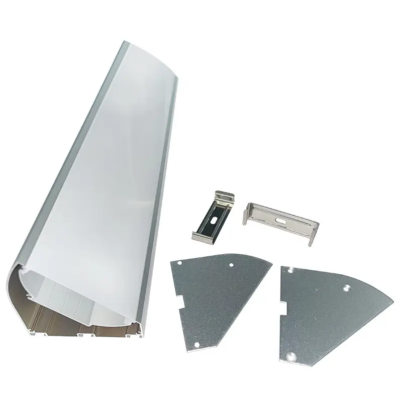 Profil LED triangle supérieur en forme de V 8080mm pour lavage mural