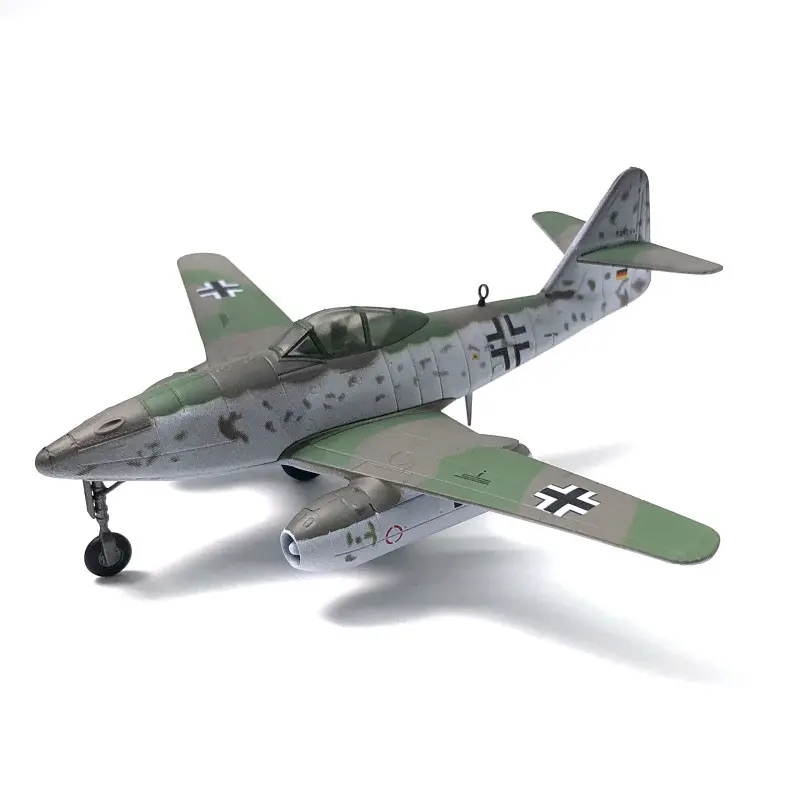 1/72 ölçekli Diecast modelleri oyuncak savaş uçağı alman İkinci dünya savaşı ME-262 savaş uçağı modeli