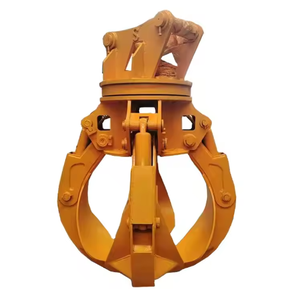 Lotus- Plum Blossom-Shaped Excavator Steel Gripper for <strong>Loading</strong>/<strong>Unloading</strong> Scrap Iron Waste Materials <strong>Core</strong> Engine Pump Gear - Product Image 1