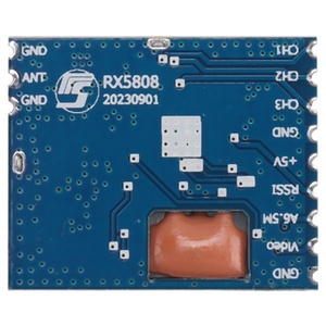 Open Source Dual <strong>Receiving</strong> <strong>Module</strong> RX5808 5.8G Video and Audio <strong>SPI</strong> Mode ICs Product - Product Image 1