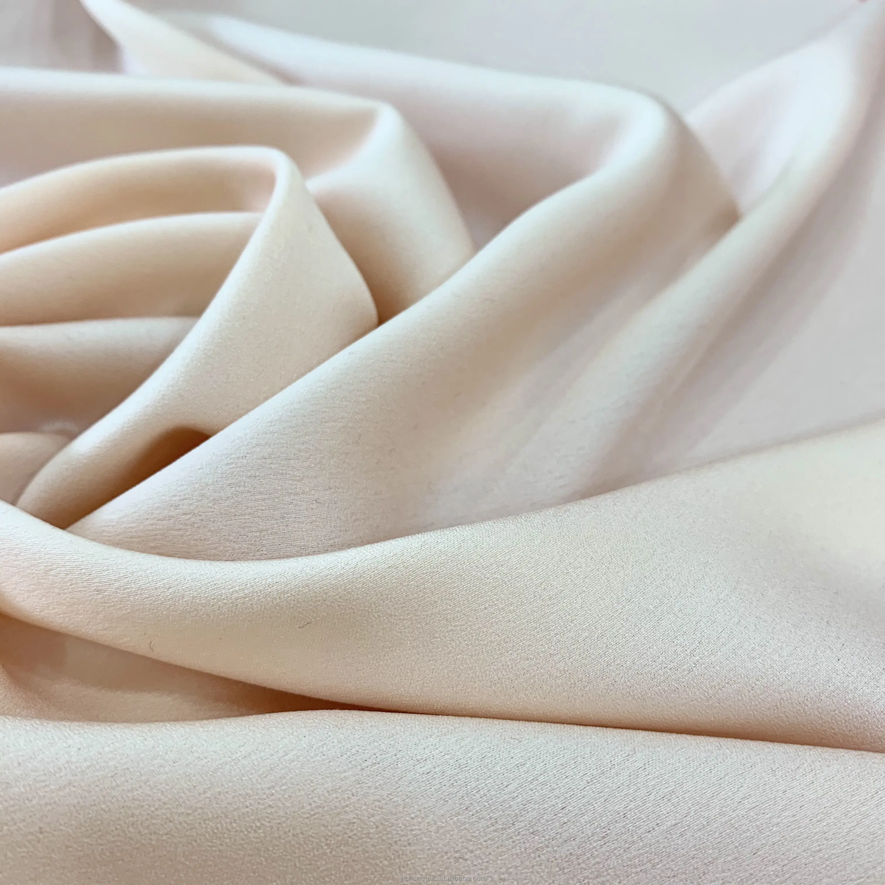Telas de gasa lisas de alta calidad de seda de imitación de China baratas para bufandas