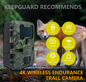 Keep Guard KW866 WIFI охотничья дикая тропа камера Водонепроницаемая IP67 OEM/ODM 512GB для хранения SD карта памяти 32MP 4K ночного видения - Product Image 3