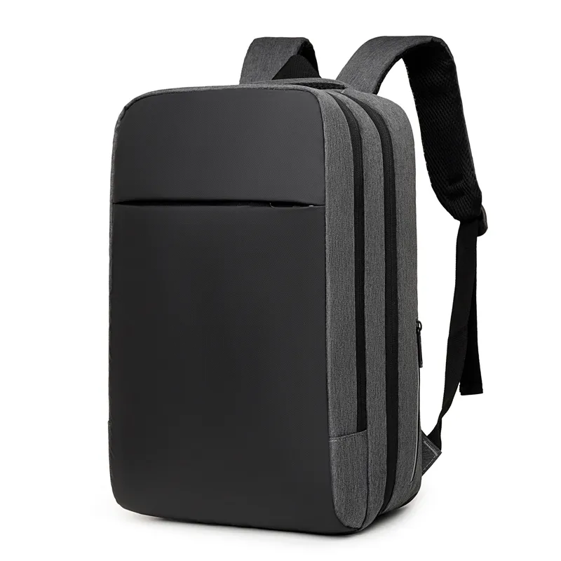 Moda stampa personalizzata ad alta capacità da uomo in pelle con design per computer mochilas da viaggio zaino per laptop con vano nascosto usb