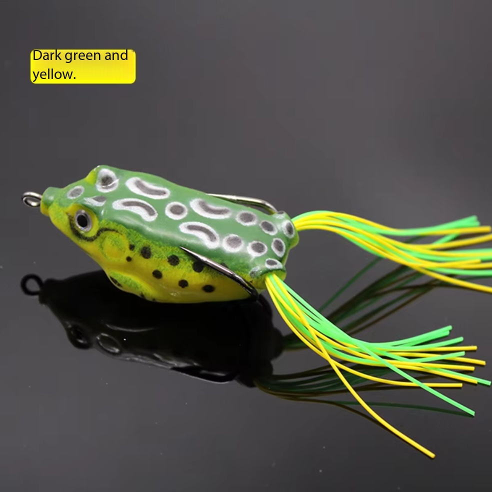 1 dark green with yellow body