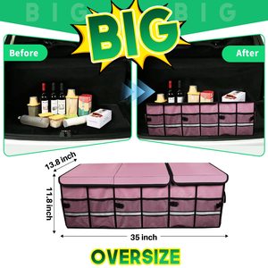 車収納オーガナイザートランク工場カスタム防水折りたたみ耐久性マルチコンパートメント - Product Image 3