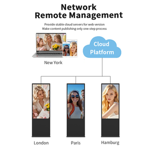 Boden stehender LCD-TV-Video player Touchscreen Interaktiver Kiosk Digital Signage - Product Image 2