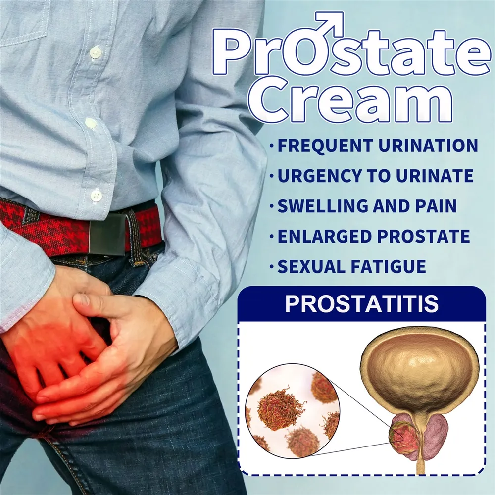 Venta al por mayor prostatitis cuidado gel uretritis masculina pomada calmante de próstata