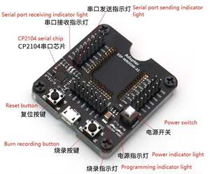 Intelligente Elettronica ESP Modulo Nuovo Attrezzo del Programmatore di ESP32 Adattatore Presa Per ESP-WROOM-32 Modulo - Product Image 4