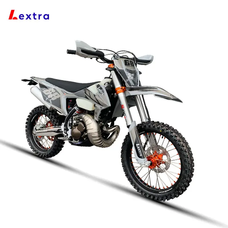 Lextra 중국 Enduro 크로스 오토바이 250cc 엔진 오프로드 오토바이 2 스트로크 성인 먼지 자전거 250cc 산