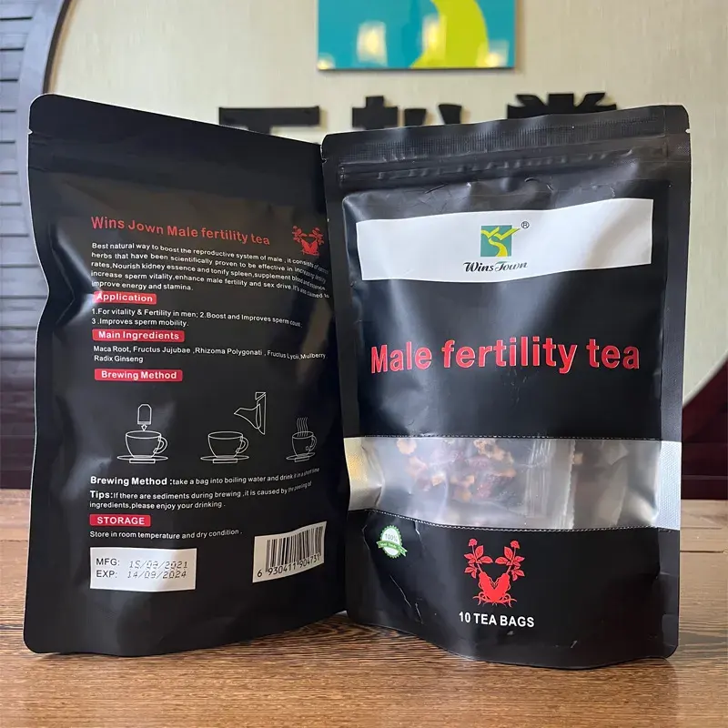 Thé sexuel à base de plantes chinoises hommes vitalité fonction énergétique thé d'amélioration de la santé pour le thé de fertilité masculine