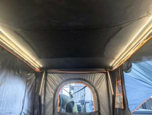 Factory Direct 1-2 Person Aluminum Hard-Shell Rooftop Tent with Canvas Fabric Great Hard and Thin <strong>Roof</strong> for Sale - Product Image 3