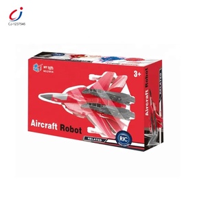 Chengjiキッズリモコンロボット変形飛行機バトルゲームおもちゃ戦闘機RCジェットモデル飛行機2モード - Product Image 5