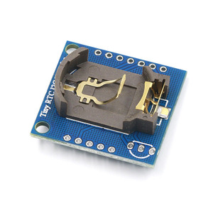 24C32 bellek DS1307 saat pil kumandalı minik RTC I2C modülleri-Mini I2C gerçek zamanlı saat modülü