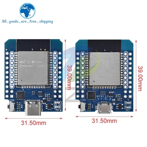 TZT per Wemos D1 MINI ESP8266 ESP32 ESP-32S WIFI Bluetooth CP2104 modulo scheda di sviluppo per Arduino con pin