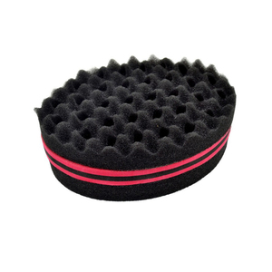 Tóc Bàn Chải Miếng Bọt Biển Twist Sóng Cắt Tóc Công Cụ Cho dreads Afro Locs Twist Curl Cuộn Dây Màu Đen - Product Image 1