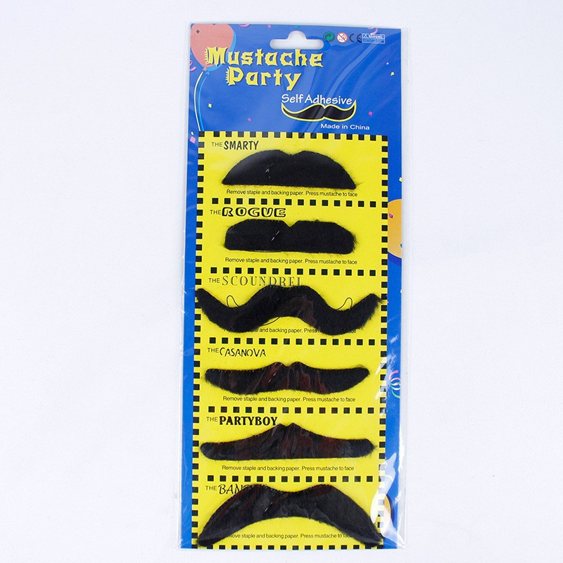 6 morceaux de barbe noire