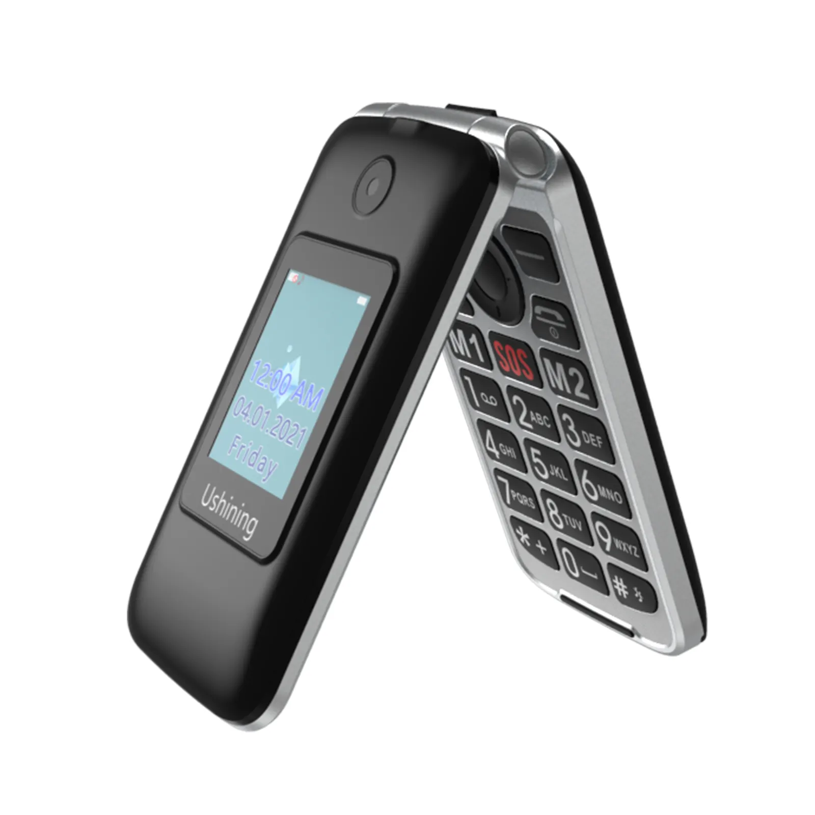 Оптовая продажа, недорогой китайский мобильный телефон 4G, разблокированный телефон для пожилых людей с зарядной базой