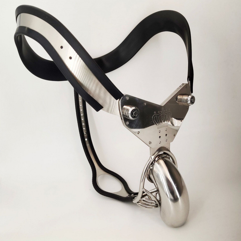 Pantalon de chasteté en forme de T - cage entièrement fermée