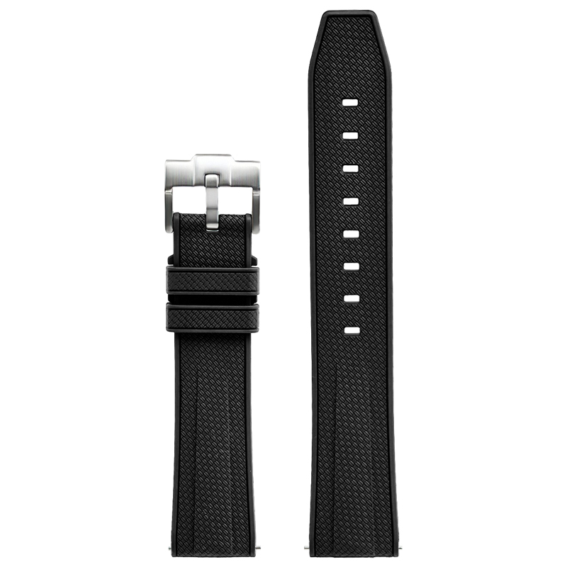 Noir + boucle argentée