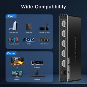hdmi <strong>Splitter</strong> 2 in 8 Out CEC Function Fast Switching Technology for TV Stores Exhibition Hall 2x8 HDMI <strong>Switch</strong> <strong>Splitter</strong>