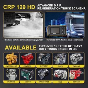 Ra mắt Máy Quét Chẩn Đoán toàn hệ thống xe Tải Hạng Nặng x431 crp129hd với hơn 51 thương hiệu 7 + dịch vụ - Product Image 5