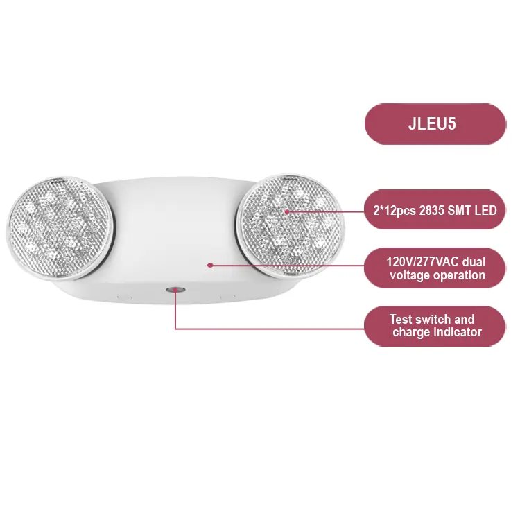 UL cUL Listed Emergency LED Light Doppelkopf-Not armaturen für Lowes-Notausgang leuchten