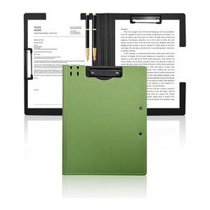 Thư mục | đôi kim loại thư mục có thể gập lại chất kết dính | với hộp đựng bút | Thích hợp cho văn phòng và trường học lớp học - Product Image 4