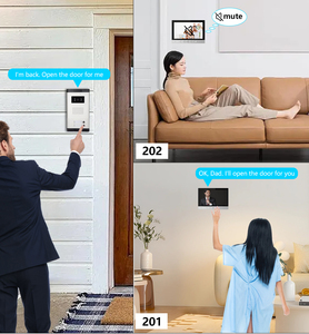 Video Tür Telefon 2 Apartment Intercom-Systeme für Apartment gebäude 9-Zoll-Türklingel Bildschirm - Product Image 2