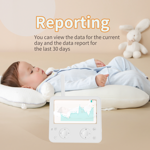 צג תינוקות חכם עם בינה מלאכותית בגודל 5.5 אינץ', ניטור שינה, ניטור דופק/תדירות נשימה, זיהוי בכי, זיהוי חסימת פנים/התנשא, התראה - Product Image 2