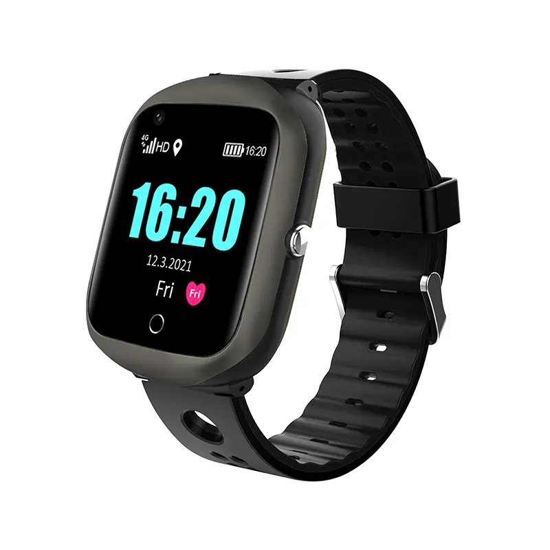 Fa66s relógio inteligente de pressão arterial, smartwatch com 4g, chamada de vídeo, gps, wifi, temperatura do corpo, telefone para idosos