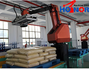 In vendita Robot Stacker/sistema di palettizzazione robotizzato automatico di carico e scarico con pinza Robot pneumatica