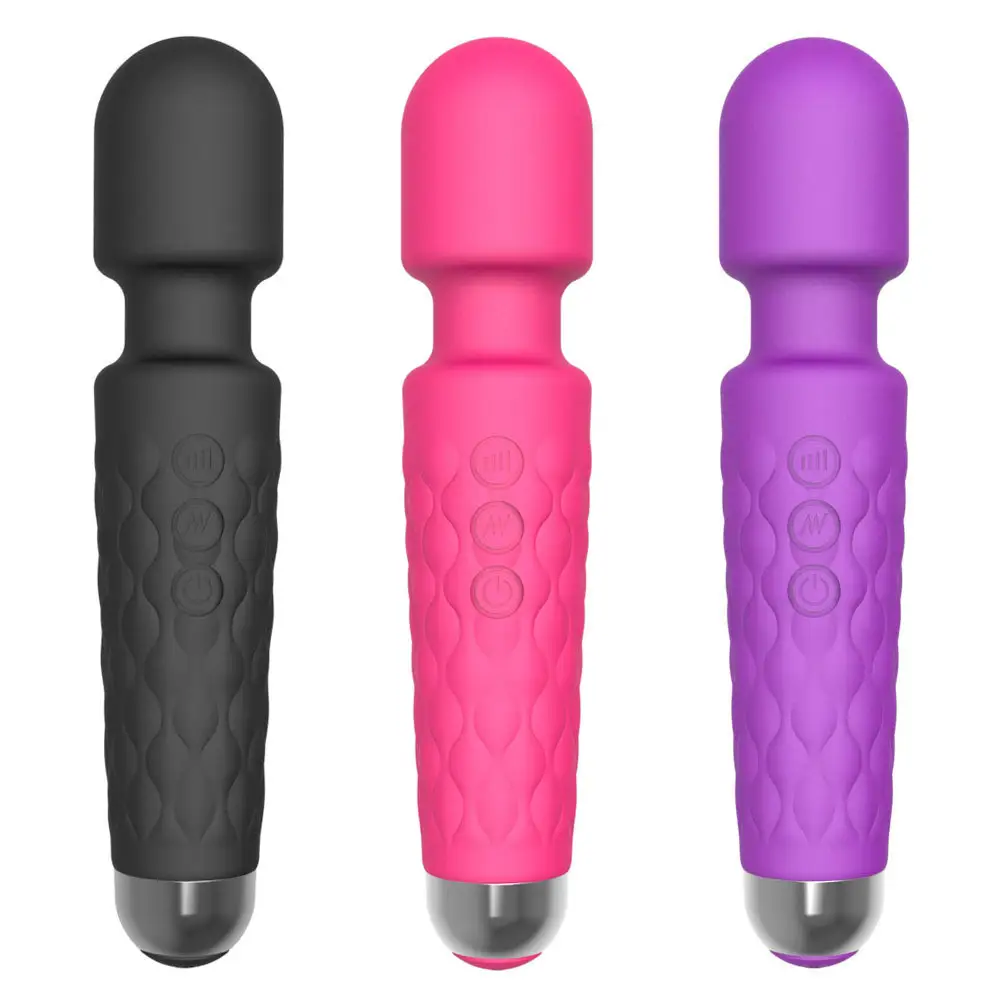 Carica USB potente clitoride femminile G spot vibratore portatile adulto AV vibrazione bacchetta massaggio