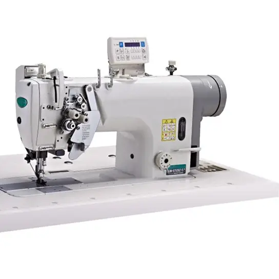 Высококачественная Автоматическая швейная машина с прямым приводом и двойной иглой lockstitch