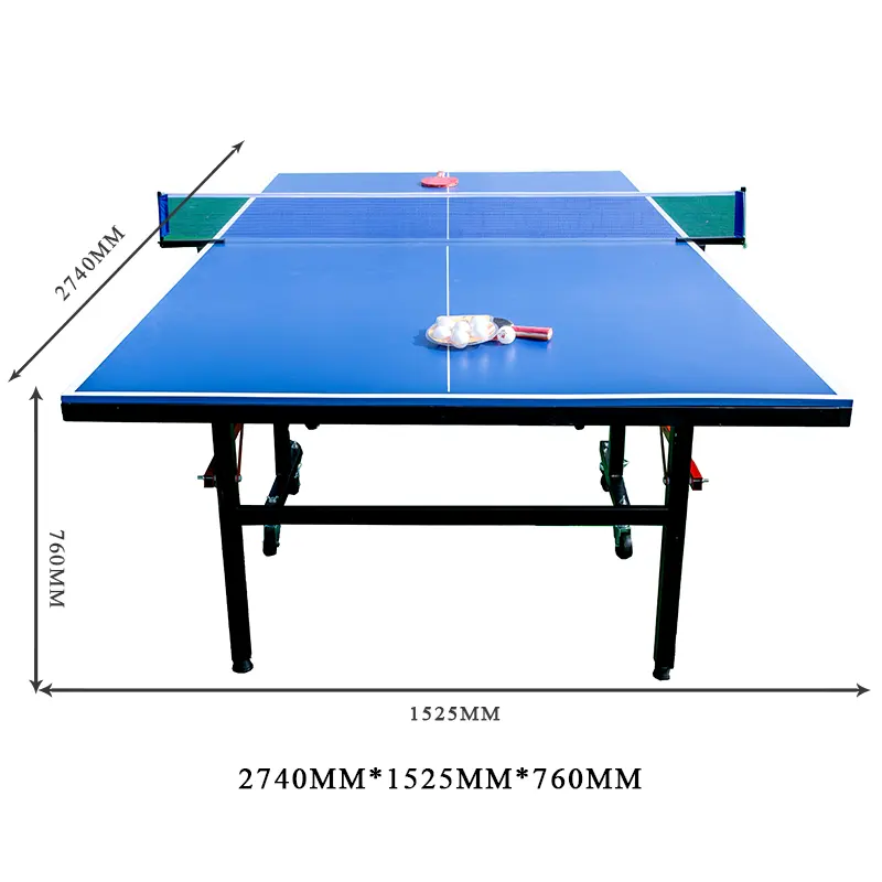 Fabricación Stock de fábrica Mejor Precio de interior plegable soporte de tenis de mesa usadas mesas pingpog set para la venta