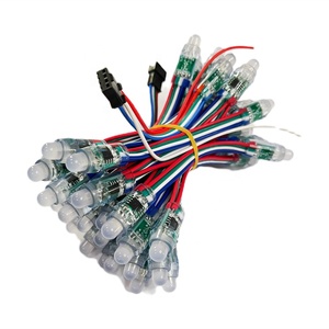 GS8208 <strong>Pixel</strong> <strong>Led</strong> if Damaged 1pc <strong>Led</strong> Don't Effect All <strong>Led</strong> Working 12mm Round <strong>Node</strong> Smart RGB DC12V Programmable and Auto Both OK - Product Image 1
