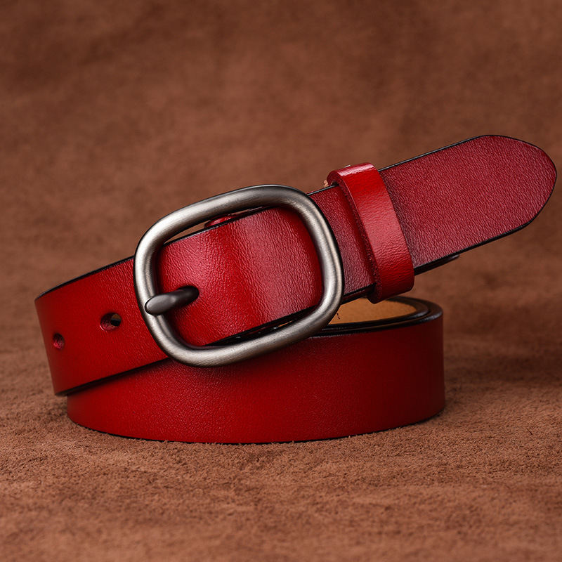 Boucle rouge-argent