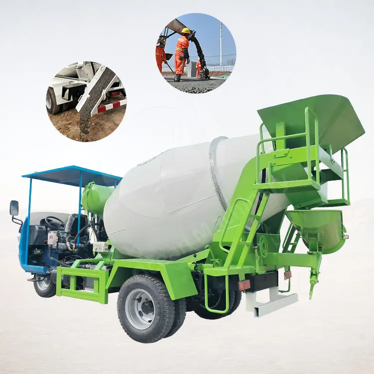 Okyanus endüstriyel dizel motor küçük mobil hacimsel beton harç kamyonu satılık pompa makinesi ile