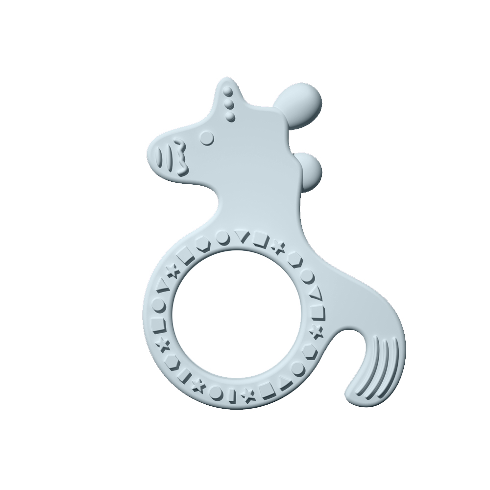 Anneau de dentition hippocampe-bleu
