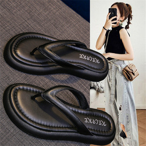 Tốt Nhất Người Bán Cổ Điển Đơn Giản Mới Mô Hình Chất Lượng Tốt Nhà Sản Xuất Bán Buôn Chống Trượt Phụ Nữ Của Thong Nêm Dép Và Dép Đi Trong Nhà - Product Image 3